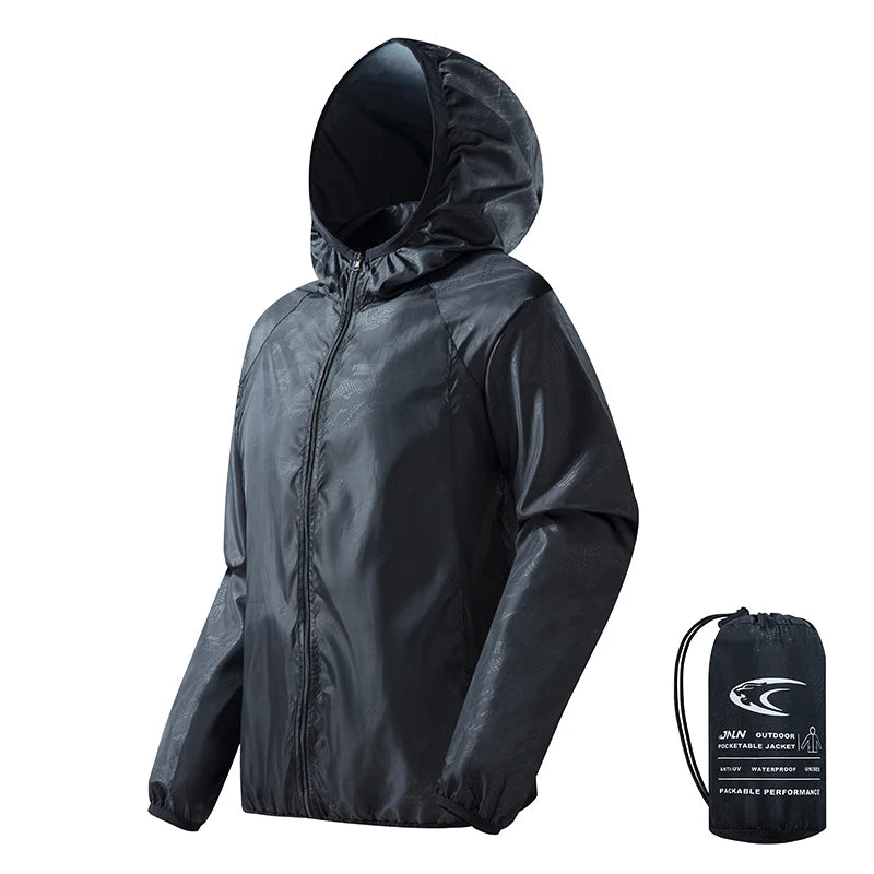 Waterproof Hiking Jacket - Lightweight Quick Dry Jacket With UPF 50+ Sun Protection Coat