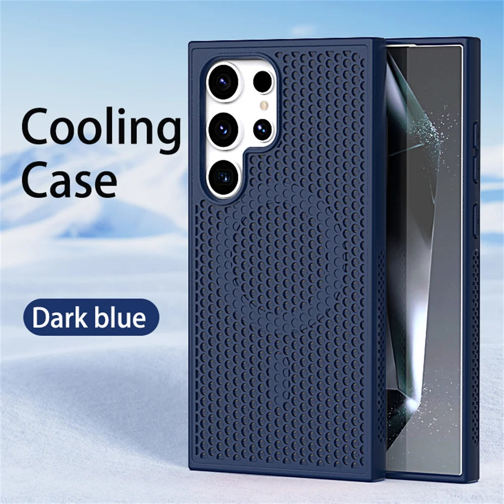 Magnetic For Magsafe Heat Dissipation Phone Case For Samsung S26 S25 S24 S23 Ultra S22 Plus FE Luxury Shockproof Protector Cover
