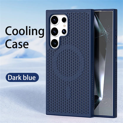 Magnetic For Magsafe Heat Dissipation Phone Case For Samsung S26 S25 S24 S23 Ultra S22 Plus FE Luxury Shockproof Protector Cover