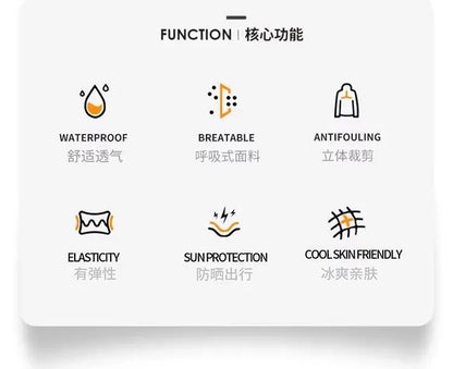 Sun Protection T-Shirts Mens Long Sleeve UV-Proof T-Shirts Fishing Hiking Summer Mask Lightweight Outdoor Protection Hoodie Tee