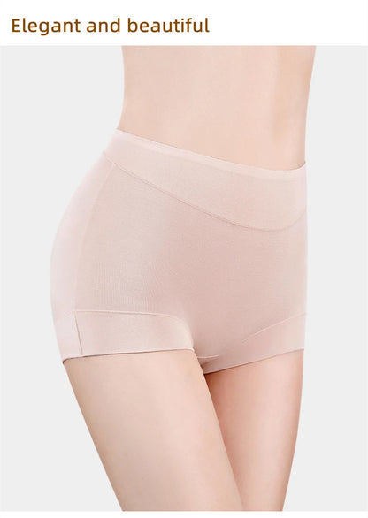Women's Underwear 60s Modal Fabric Panties for Women High-Rise Female Underwear Briefs Cozy Underpants Plus Size Safety Shorts