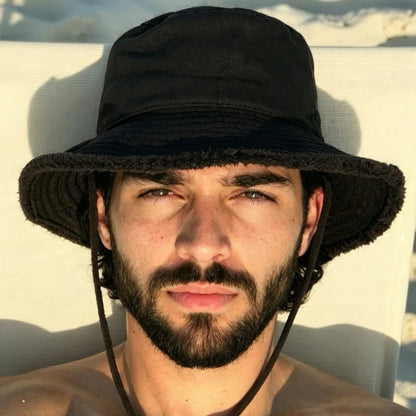 1pc Solid Color Vacation Bucket Caps with Large Eaves for Women Men,spring and Summer Outdoor Providing Sun Protectionsuitable
