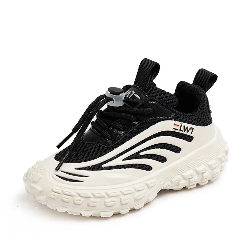 Children Sneakers - Lightweight Kids Casual Shoes With Breathable Mesh Fabric & Rubber Sole