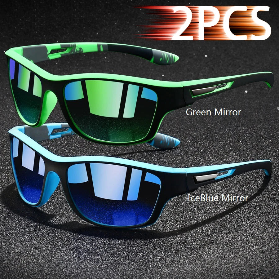 Vintage Sports Sunglasses - UV400 Cycling Fishing Running Eyewear for Men and Women