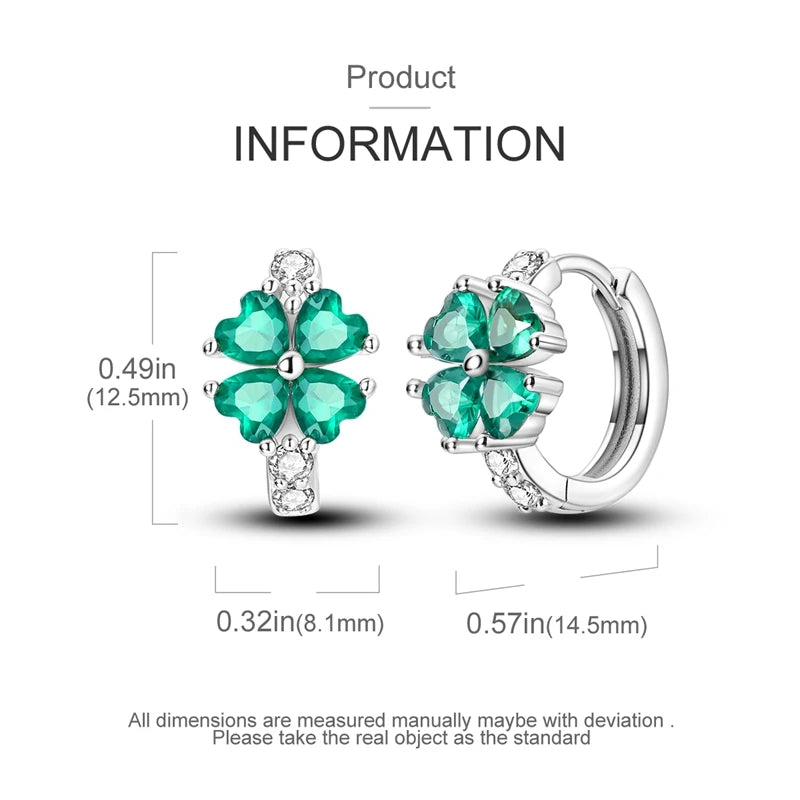 Sterling Silver Hoop Earrings – Zirconium Star Drop Style For Women’s Anniversary Jewelry Gift