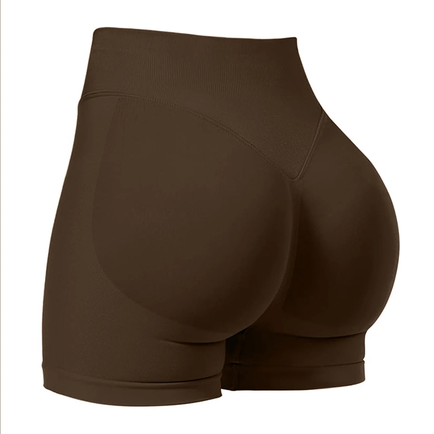 ZHEJIN Seamless Women Yoga Shorts High Waist Workout Gym Shorts Scrunch Butt Lift Biker Shorts Tummy Control Push Up Fitness