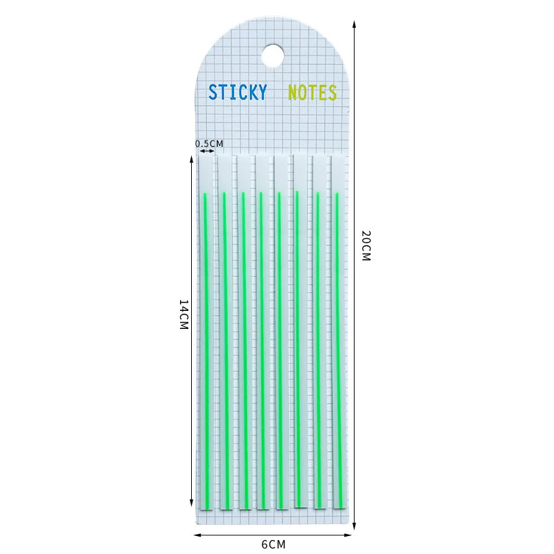160 Sheets Transparent waterproof Mark Line Index Memo Pad Sticky Notepads Paper Sticker Notes School Supplies Stationery