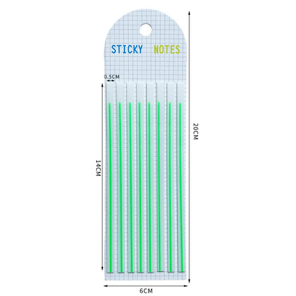 160 Sheets Transparent waterproof Mark Line Index Memo Pad Sticky Notepads Paper Sticker Notes School Supplies Stationery