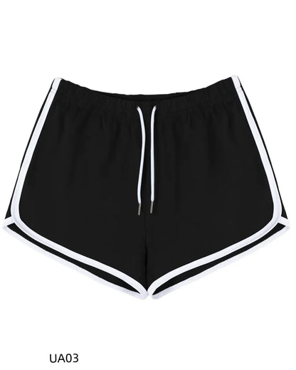Summer Women's Casual Solid Cotton Shorts Yoga Gym Workout Fitness Pants Loose Student Comprehensive Training Short