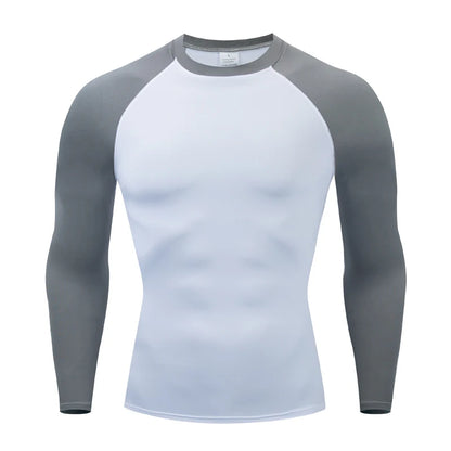 Men's Thermal Underwear Long Sleeve Tops | Thin Tight Fitting Elastic Fitness Wear