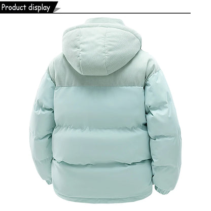 Autumn Winter Men Outdoor Removable Hooded Windbreak Jacket Coats Men Warm Outwear Casual Fashion Solid Parkas Jacket Male Tops