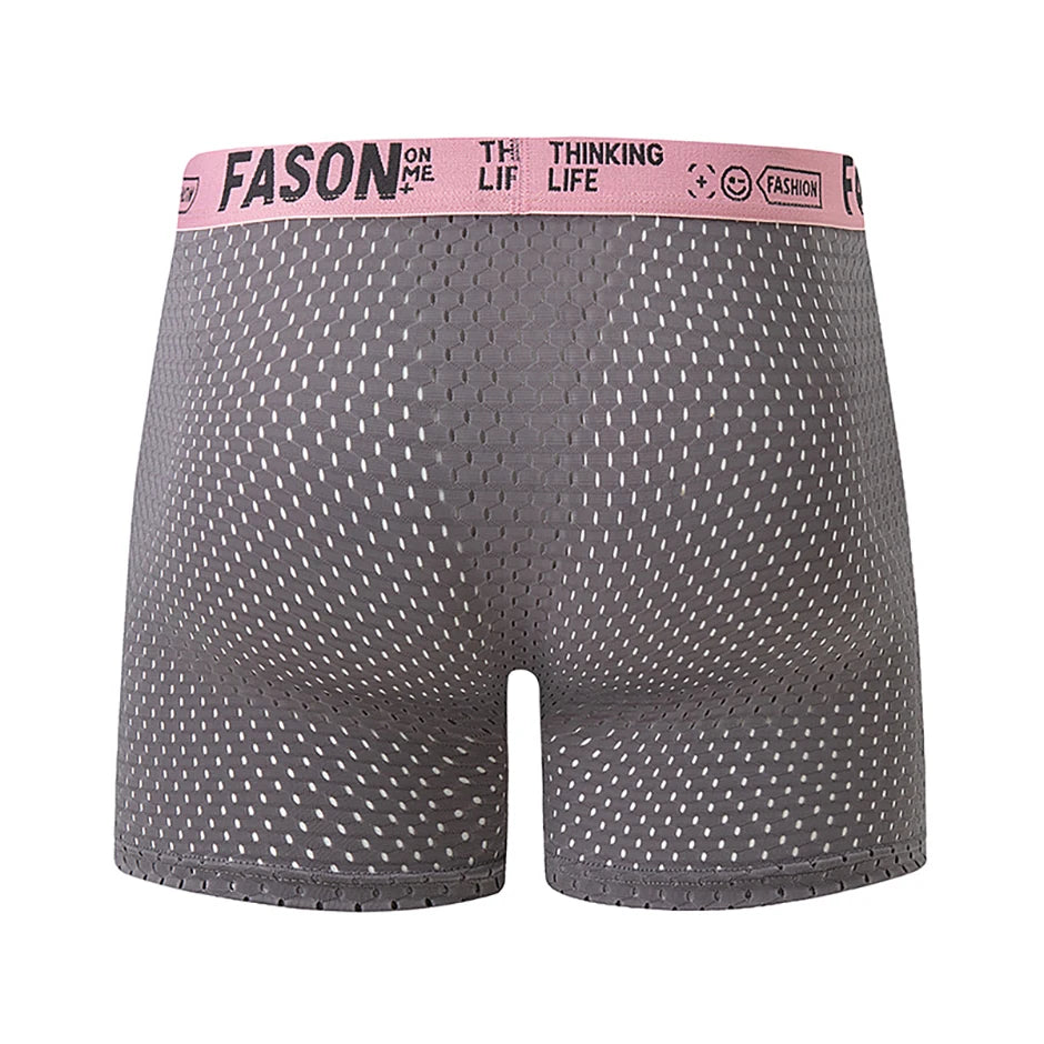 5-piece Set Of Men's Solid Color Underwear Breathable Quick Drying Fashionable Sporty Comfortable And Suitable For Teenagers