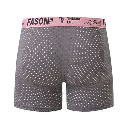 5-piece Set Of Men's Solid Color Underwear Breathable Quick Drying Fashionable Sporty Comfortable And Suitable For Teenagers