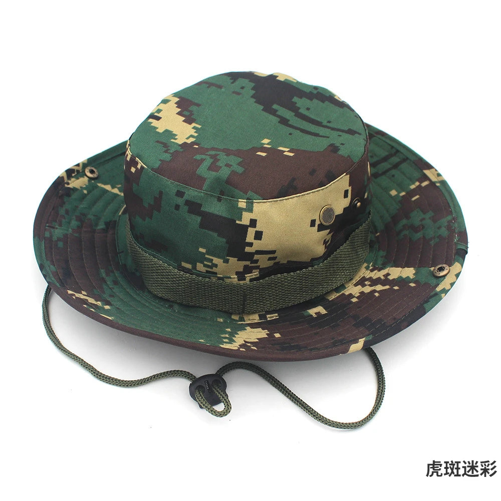 Camo Boonie Hat – Tactical Bucket Hat for Fishing, Hiking & Hunting