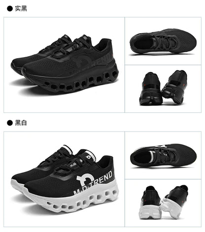 2026 Air Cushion Running Shoes Jogging Marathon Men Sports Breathable Lightweight Women's Comfortable Nonskid Leisure Sneakers