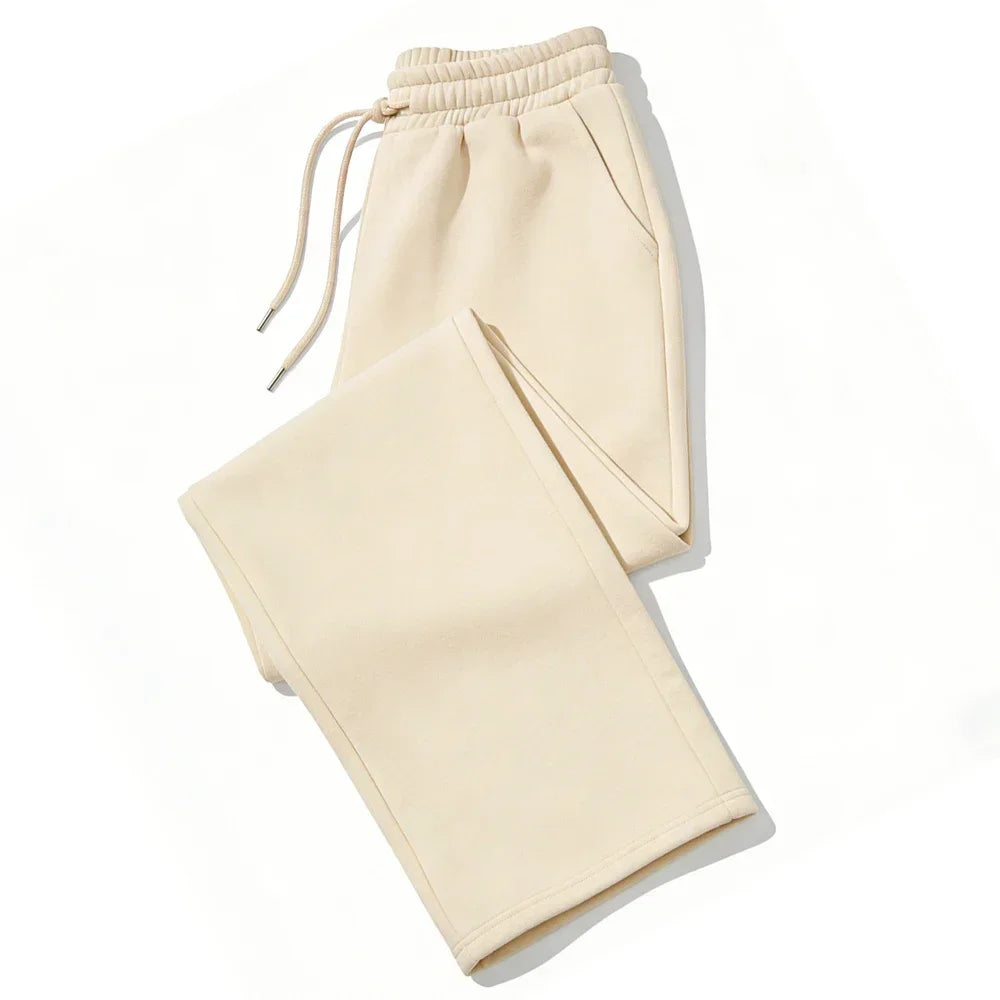 Mens Sweatpants Straight Fit Joggers for Sports and Streetwear Loose Oversized Casual Pant Drawstring Multi-pocket Men Long Pant