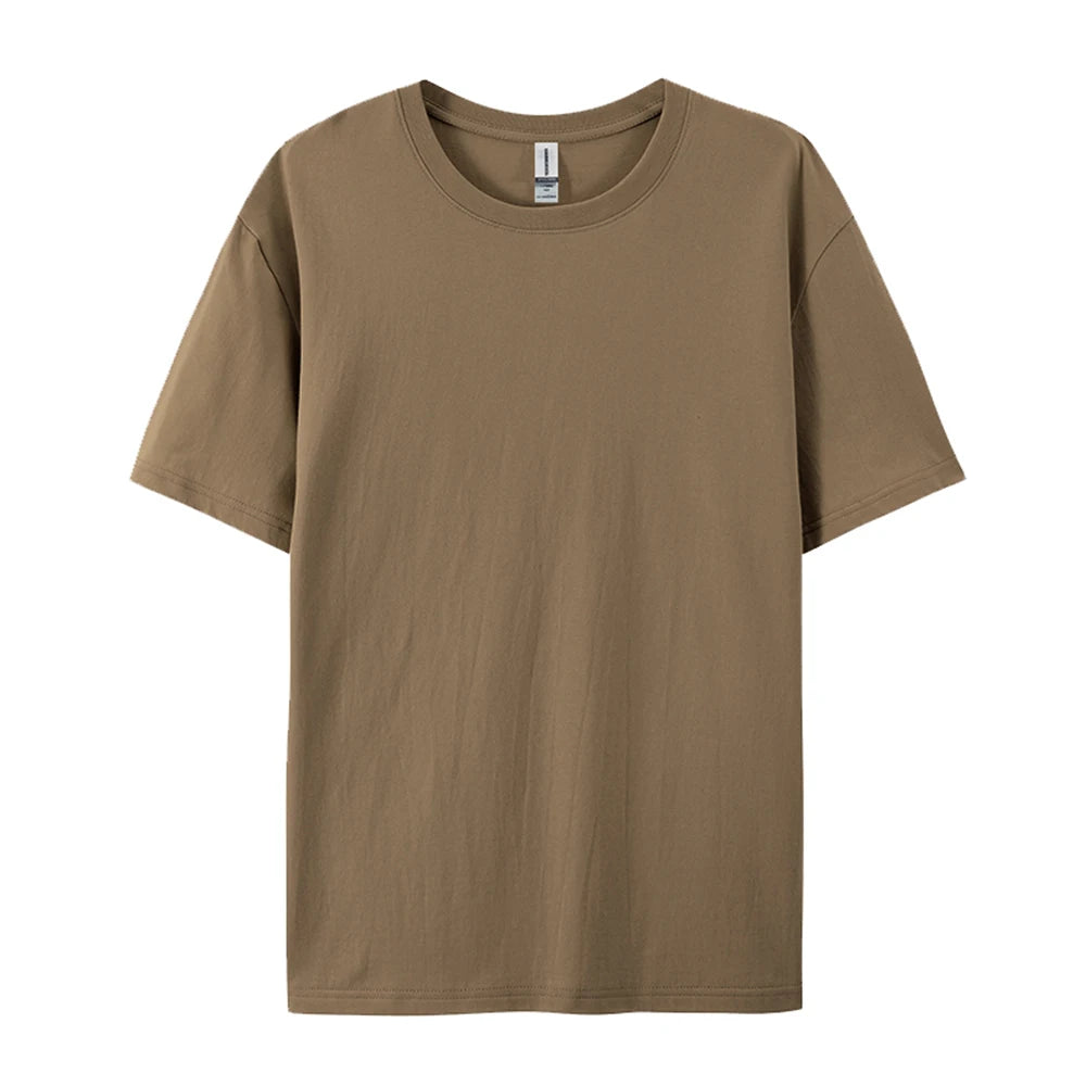 Cotton Casual T-Shirts for Women - Short Sleeve Sporty O-Neck Tops - ZOOMNSTORE