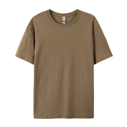 Cotton Casual T-Shirts for Women - Short Sleeve Sporty O-Neck Tops - ZOOMNSTORE