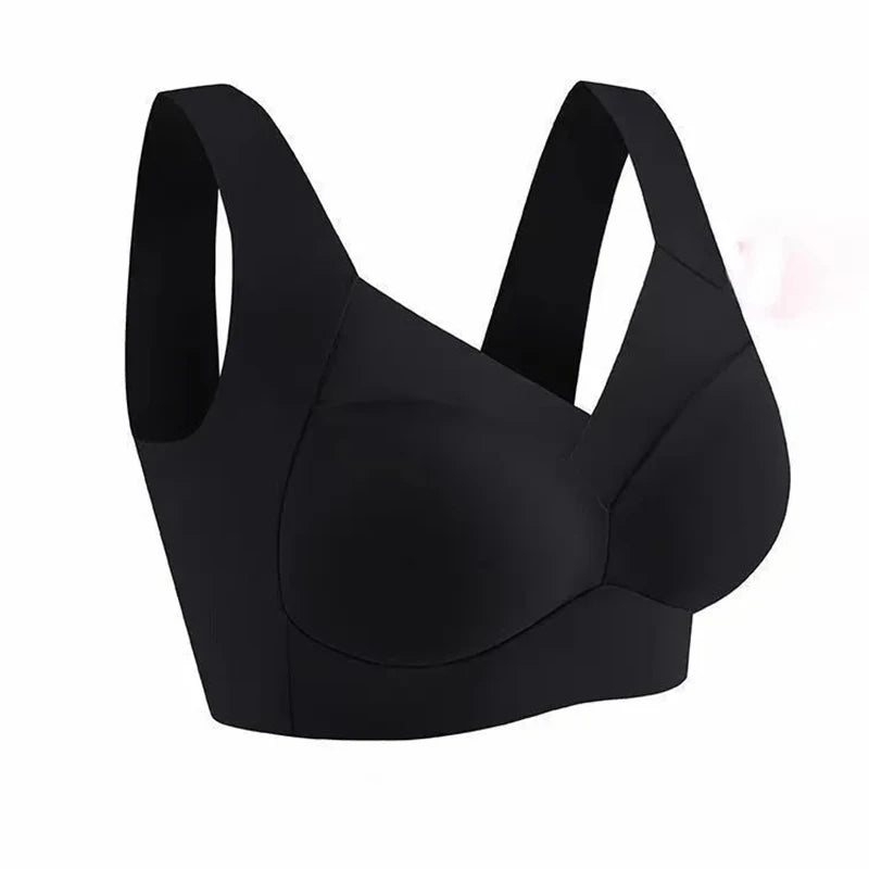 1pcs Women Bras Plus Size Seamless Bra Bralette Backless Ladys Mesh Brassiere Vests Female's Sport Anti-sagging Underwears L-6XL