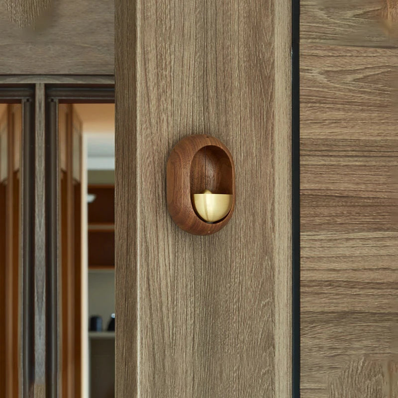 Wooden Door Bell Japanese Wind Chime Door Chime Room Decor Home Front Doorbell Landscape Bell Shopkeeper Remind Bell 풍경