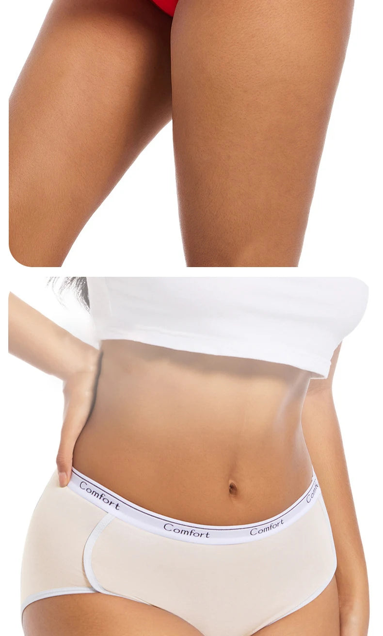 1pcs Girl Menstrual Panties Women's Physiological Briefs Ladies Period Leak Proof Panty High Waist Cotton Underwear