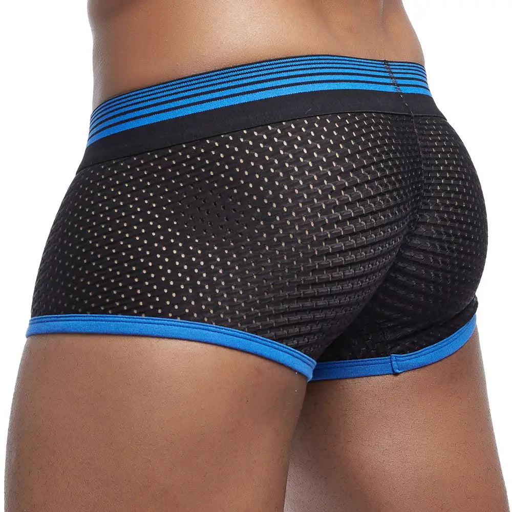 JOCKMAIL 4PCS/Lot Boxer Men Mesh Breathable Boxershorts Men Underwear Shorts Panties Men Cuecas Boxer Underpants Calzoncillos
