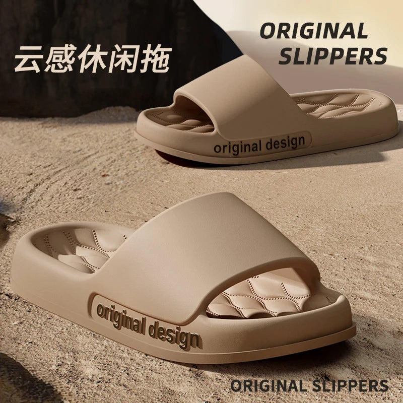 Mens Summer Cloud Sandals - Soft Non-Slip Slippers for Indoor  Outdoor Use - ZOOMNSTORE