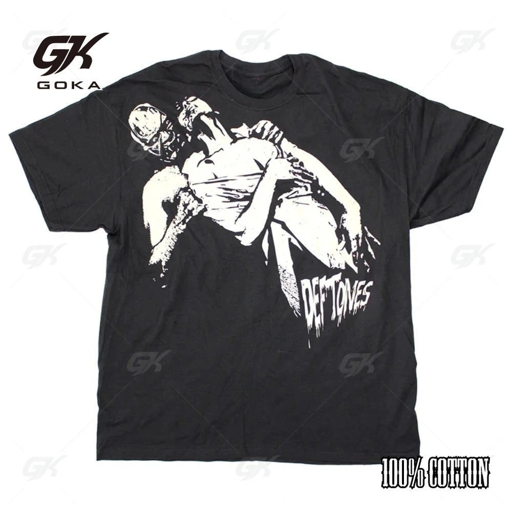 Deftones Cotton Singer Band T Shirt Men Women Hip Hop Rock Tee Fashion Short Sleeve T Shirt Summer Clothes T-shirts Tops