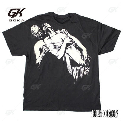 Deftones Cotton Singer Band T Shirt Men Women Hip Hop Rock Tee Fashion Short Sleeve T Shirt Summer Clothes T-shirts Tops