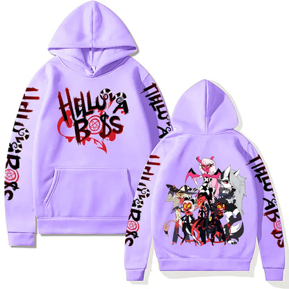 Helluva Boss Hoodies New Trends Y2k Aesthetic Anime Sweatshirt Unisex Loose Hip Hop Streetwear Vintage Harajuku Pullovers Casual