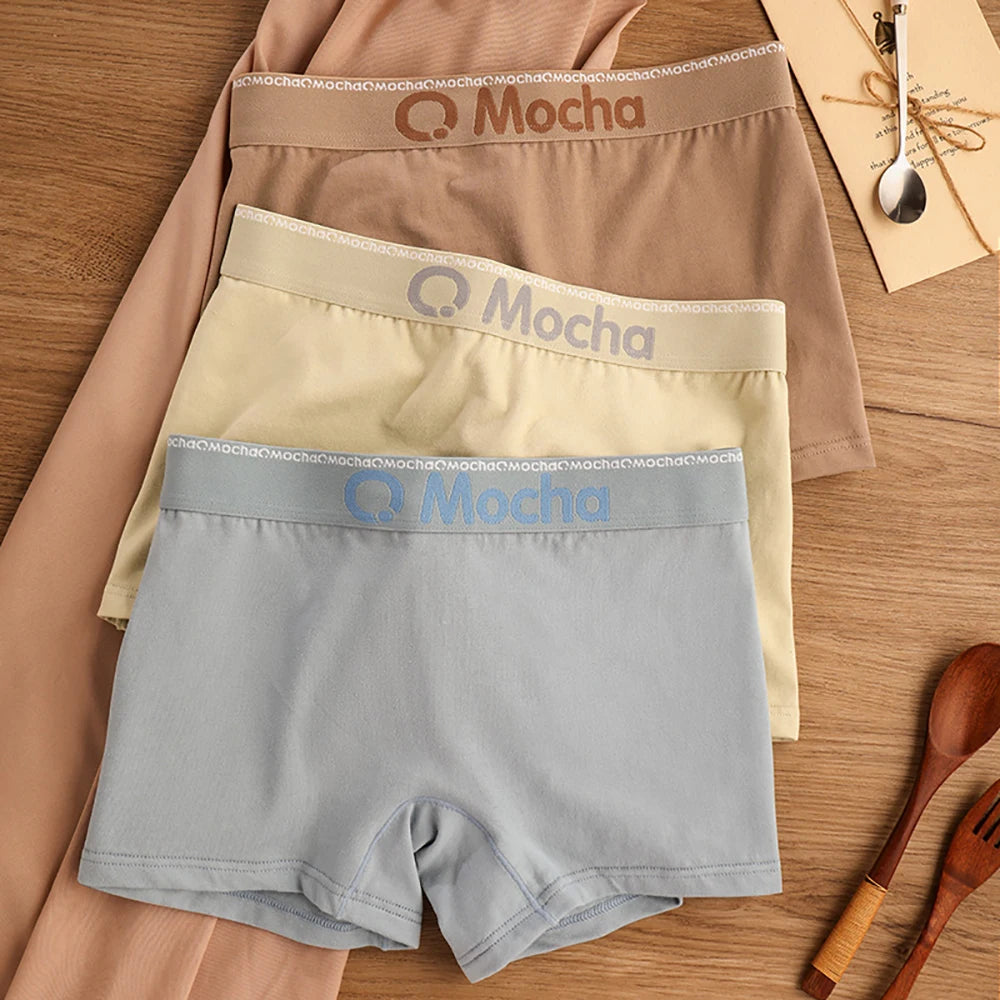 3PCS/Pack 100% Cotton Comfortable Soft Antibacterial Women's Panties Female Safety Underwear Hygroscopic Breathable Lingerie