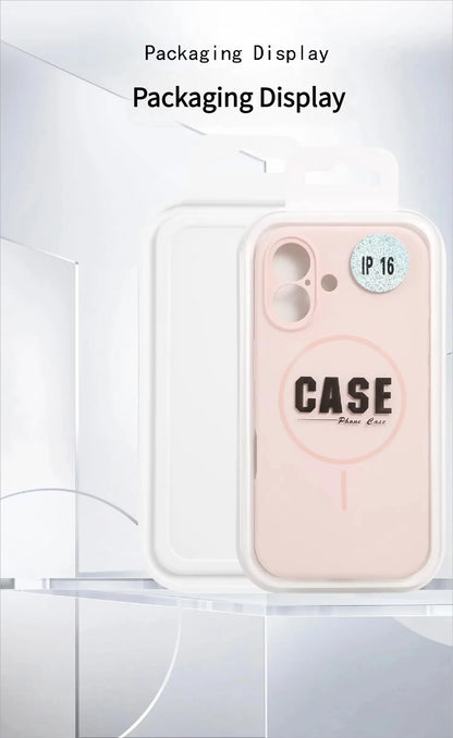 Magnetic Original Liquid Silicone Phone Case For iPhone 15 14 16 Plus 12 13 16 17 Pro Max Funda For Magsafe Protector Soft Cover