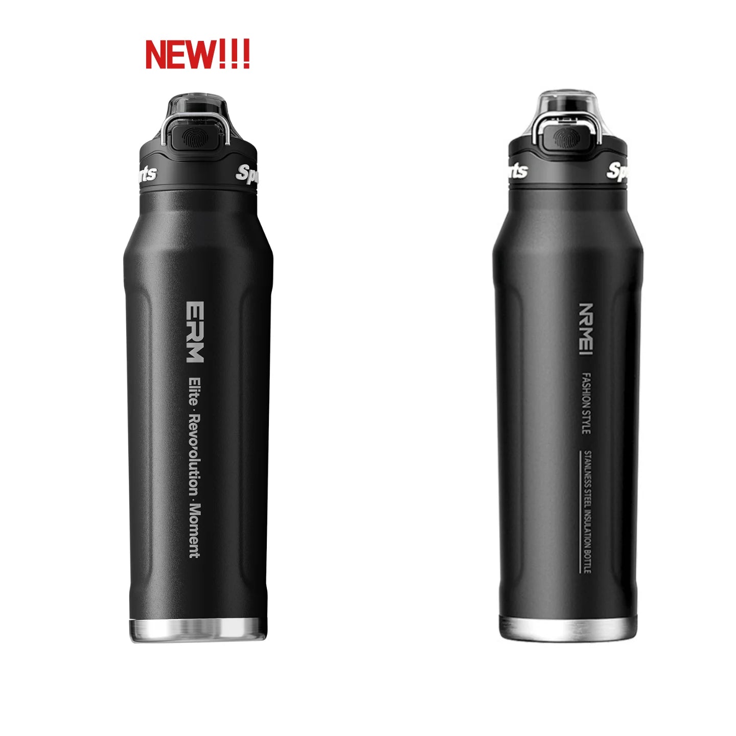 Insulated Water Bottle Stainless Steel Tumble Cycling Cold And Hot Flasks Double Wall Portable With Handle Sports Outdoor Cup