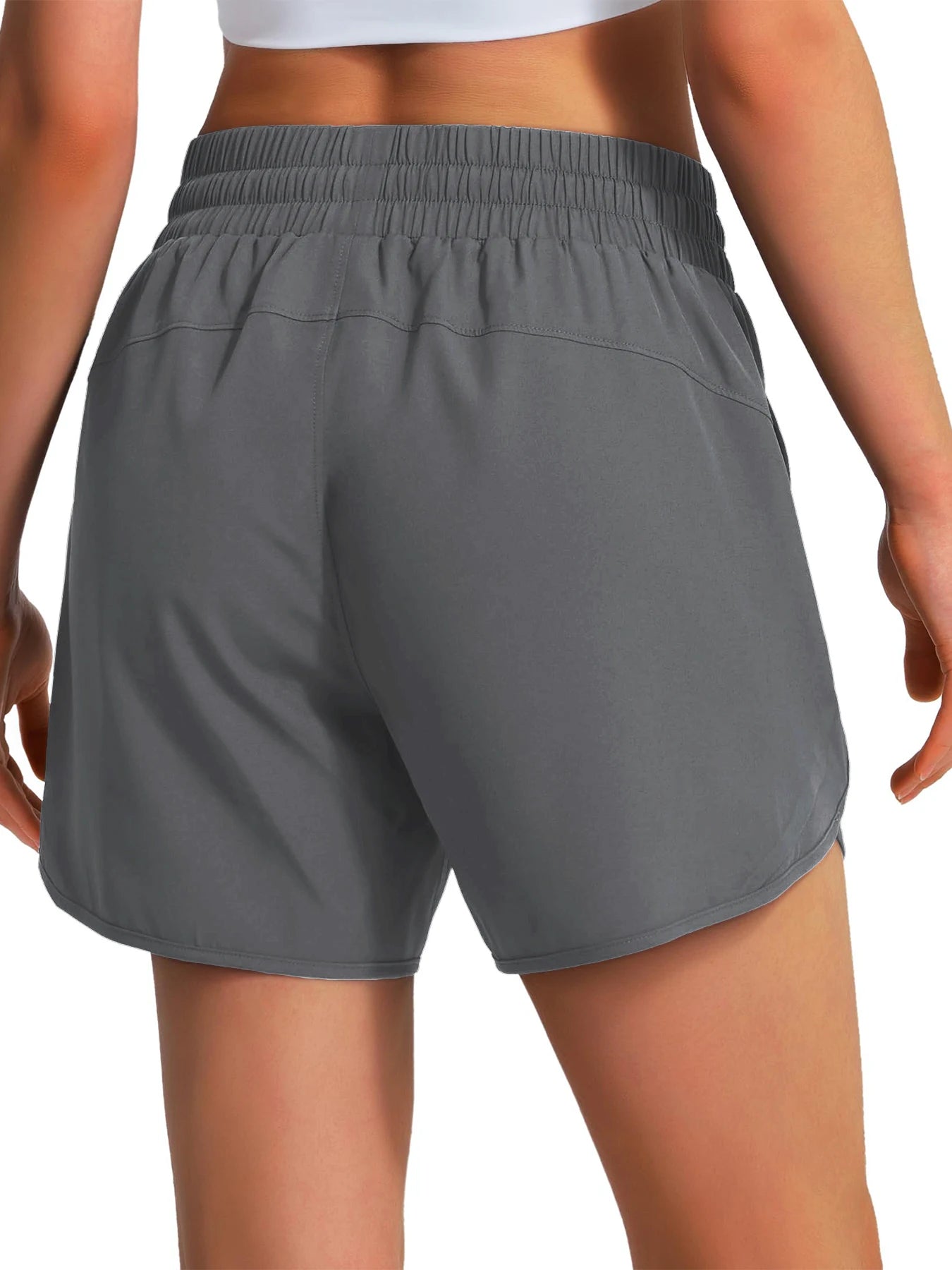 New women's casual sportswear sports running shorts quick-drying lightweight fitness shorts with zipper sports shorts