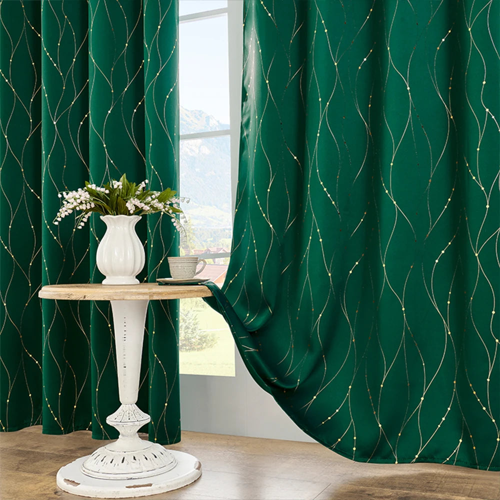Blackout Curtains | Light Blocking Curtains for Living Room - Heat Insulating Drapes