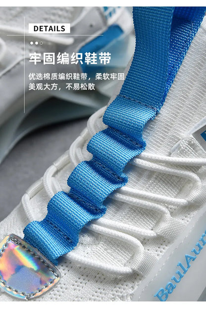 Men Casual Sneakers - Luxury Breathable Trainers Slip-On Running Shoes