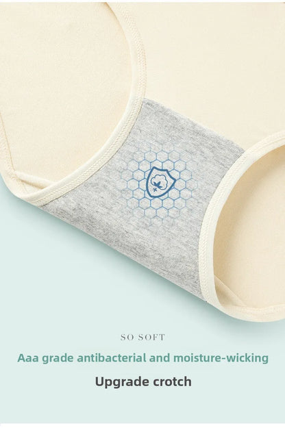 Women Ice Silk High Waist Shapewear Panties Cross Bandage Tummy Control Underwear