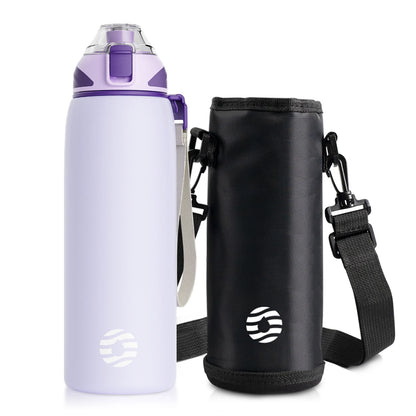 Fjbottle Water Bottle 1L Vacuum Sports Bottle Warm and Cold Drink Stainless Steel Vacuum Flask
