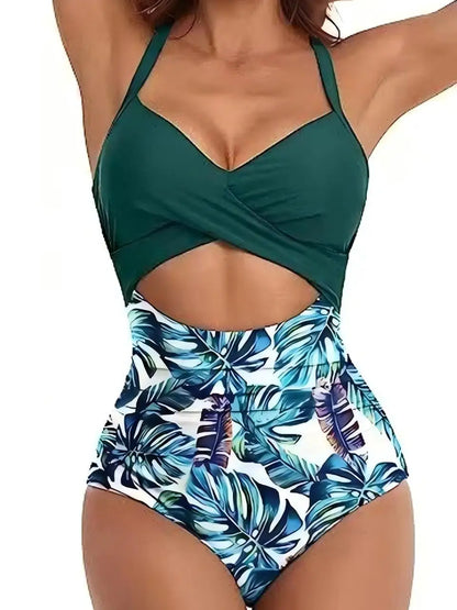 Strappy Hollow Out Swimwear Women 2026 Push Up Swimsuit Female One Piece Swimming Monokini Lady Padded Beachwear Bodysuit Summer