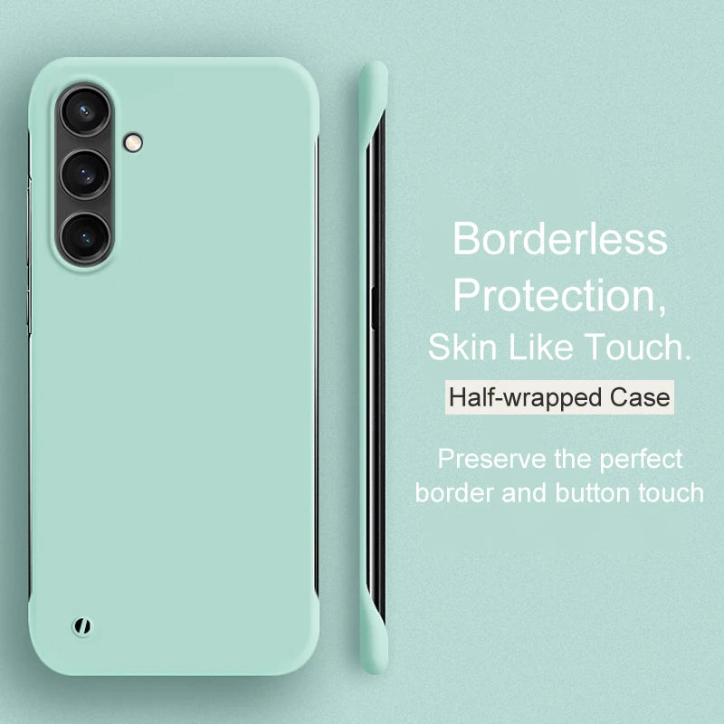 Luxury Borderless Candy Color Hard PC Case For Samsung Galaxy S26 Ultra S25FE S24 S23 S21FE S22 Ultra-Thin Matte Cover