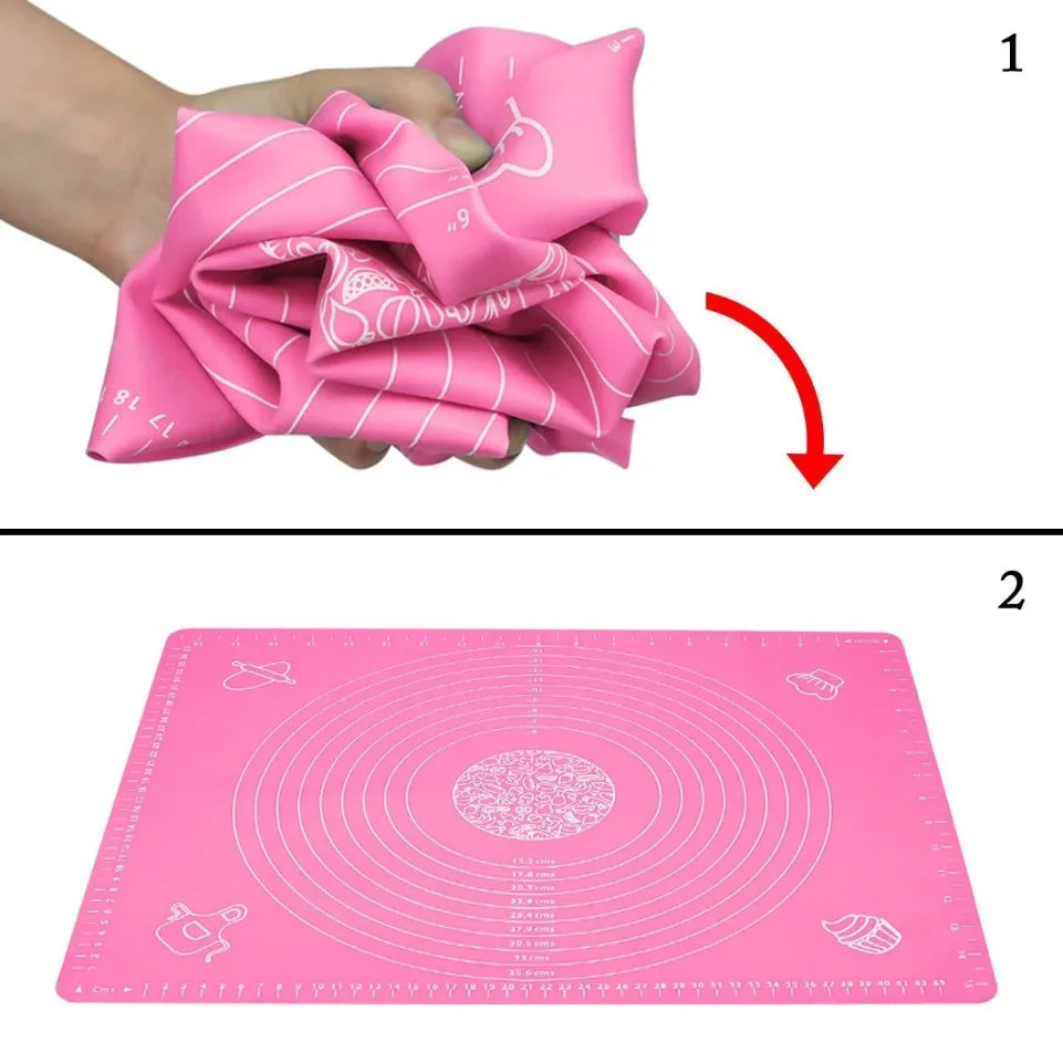 Silicone Baking Mat – Non-Stick Heat-Resistant Pastry & Dough Mat