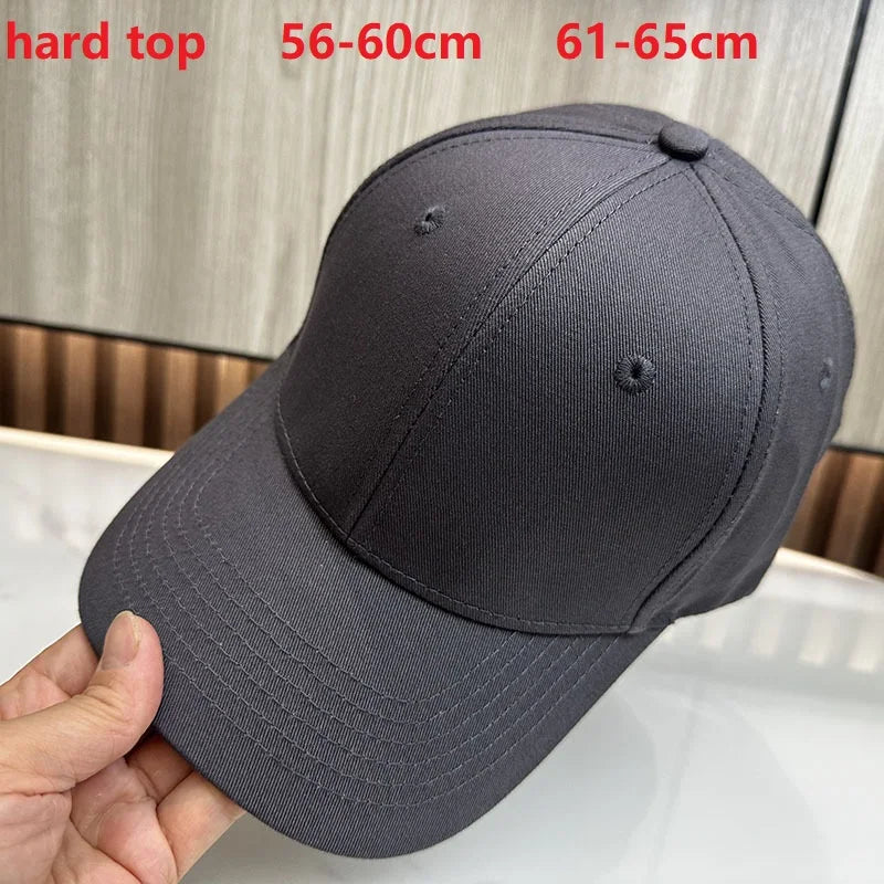 Big Head Man Large Size Mesh Baseball Hats Outdoors Plus Size Sport Caps Dad Oversize Trucker Cap 56-61cm 62-66cm