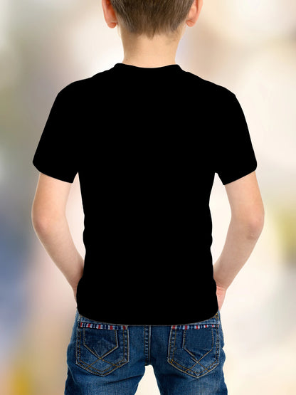 3D Pattern Printing Fashion T-Shirt  Element Printing Summer New Boy Personalized Cool Tops Kids Funny T Shirt