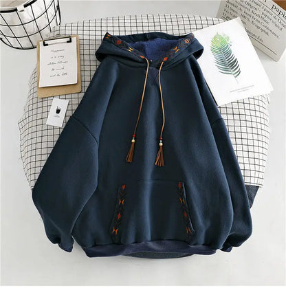 Hooded Tops Spring Hoodies for Women Autumn Clothes Loose Female Streetwear Casual Sweatshirt Hoodie Aesthetic Korean Fashion