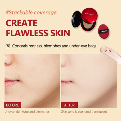 Sunscreen Cushion Foundation Fit Cushion Foundation Full Coverage Waterproof Long-lasting Concealer Long-lasting Korean Makeup