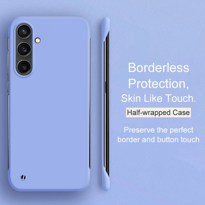 Luxury Borderless Candy Color Hard PC Case For Samsung Galaxy S26 Ultra S25FE S24 S23 S21FE S22 Ultra-Thin Matte Cover