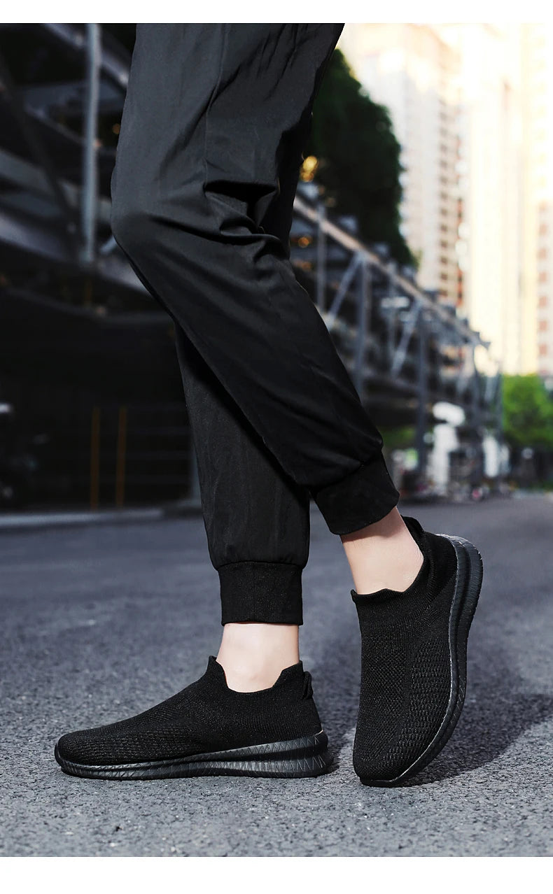 Men Sneakers Shoes For Men Lightweight Tenis Comfortable Mesh Breathable Casual Shoes Outdoor Walking Gym Shoes Size 39-46