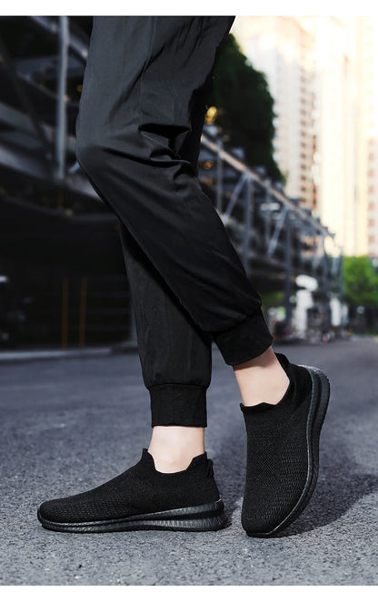 Men Sneakers Shoes For Men Lightweight Tenis Comfortable Mesh Breathable Casual Shoes Outdoor Walking Gym Shoes Size 39-46