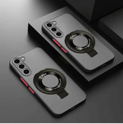 Luxury Matte Case For Samsung Galaxy S26 S25 Edge S24 FE S23 S22 S21 Ultra Plus A56 A26 A36 A16 A15 Magnetic Magsafe Cover