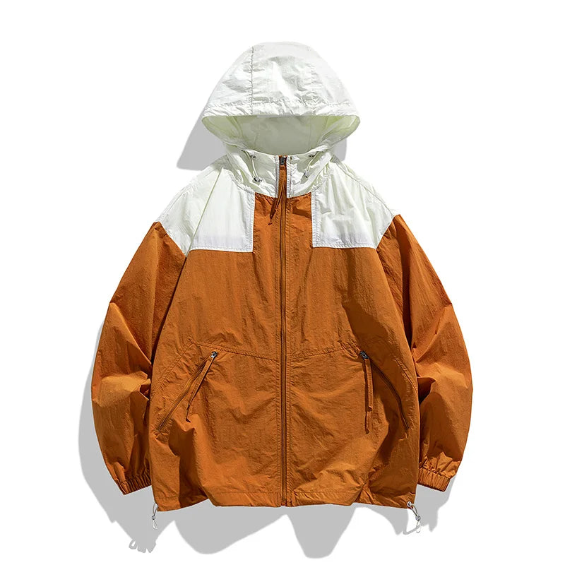 Summer New Hong Kong Style Couple Style Japanese and Korean Versatile Sunscreen Clothing Fashion Trend Versatile Outdoor Couple